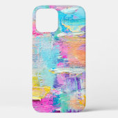 Met de hand getekend acrylschilderij. Abstracte ku Case-Mate iPhone Case (Achterkant)