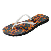 Met de hand getekend Blackberry-patroon Teenslippers (Schuin)