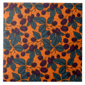 Met de hand getekend Blackberry-patroon Tegeltje (Voorkant)