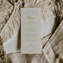 Met de hand getekend blauw boog bloemig zomer brui