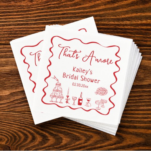 Met de Hand Getekend Dat is Liefde Bruidsuitnodigi Servet