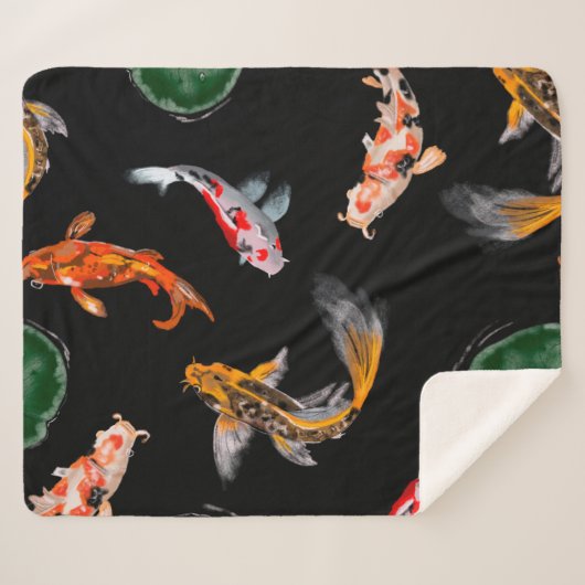 Met de hand getekend digitaal schilderpotlood op c sherpa deken (Voorkant (horizontaal))