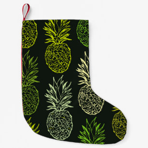 Met de hand getekend doedelpatroon. Palm leavesart Kleine Kerstsok