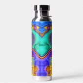 Met de hand getekend door EDDArt - Kom samen 2 Waterfles (Links)