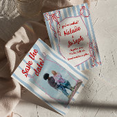 Met de hand getekend geschreven kleurrijk eigenzin save the date