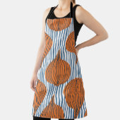 Met de hand getekend groentebehangselpapier voor u schort (Insitu)