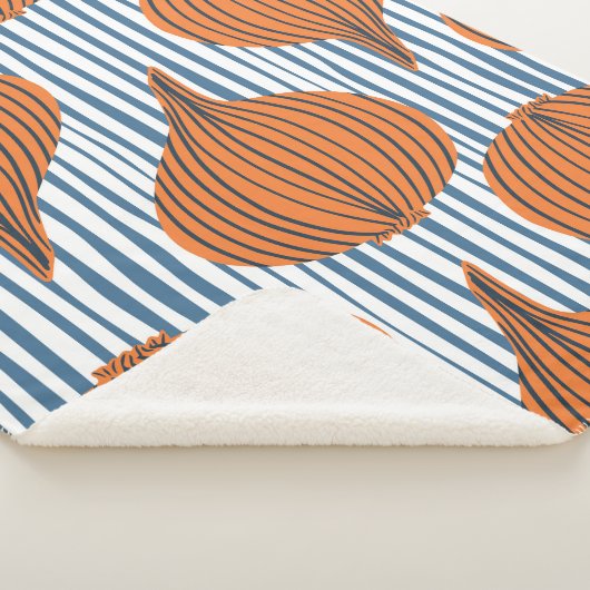 Met de hand getekend groentebehangselpapier voor u sherpa deken (3/4)