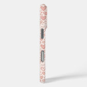 Met de Hand Getekend Hartpatroon Case-Mate iPhone Case (Achterkant / Rechts)