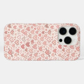 Met de Hand Getekend Hartpatroon Case-Mate iPhone Case (Achterkant (horizontaal))