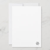Met de hand getekend Kerstcocktailfeestje Kaart (Achterkant)