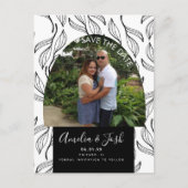 Met de hand getekend leder opslaan Datum foto's Briefkaart (Voorkant)