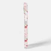 Met de hand getekend roze kersen coquette naadloos Case-Mate iPhone case (Achterkant / Links)