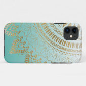 , met de hand getekend stamhout — elegant ontwerp Case-Mate iPhone case (Achterkant (horizontaal))