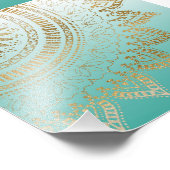 , met de hand getekend stamhout — elegant ontwerp foto afdruk (Hoek)