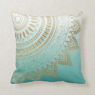 , met de hand getekend stamhout — elegant ontwerp kussen