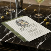 Met de hand getekend Wenies en Martinis Tachshund Kaart