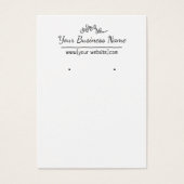 Met de hand getekende, aangepaste draagkaart voor  visitekaartje (Voorkant)