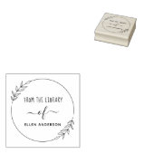 Met de hand getekende aangepaste naam uit de bibli rubberstempel (Gestempeld)