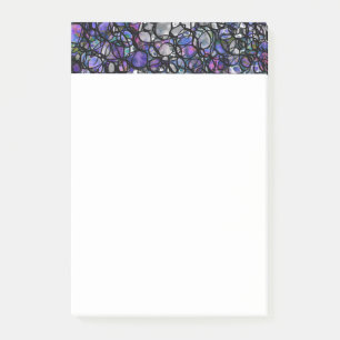 Met de Hand Getekende Abstracte Cirkels, Blauw, Pa Post-it® Notes