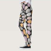 Met de Hand Getekende Abstracte Kunst Leggings (Links)