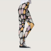 Met de Hand Getekende Abstracte Kunst Leggings (Rechts)