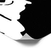 Met de hand getekende achtergrond met Halloween-pa Poster (Hoek)