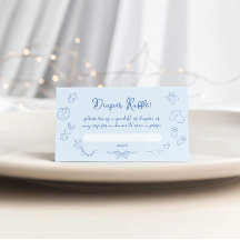 Met de Hand Getekende Baby Shower, Boog Jongen Lui