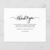 Met de hand getekende bedankt voor je bruiloft fot (Achterkant)