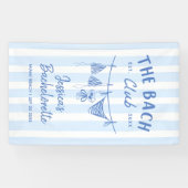 Met de Hand Getekende Bikini's Kust Afscheid Weeke Spandoek (Horizontaal)