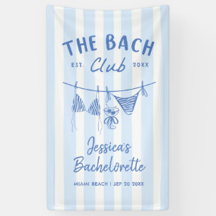 Met de Hand Getekende Bikini's Kust Afscheid Weeke Spandoek