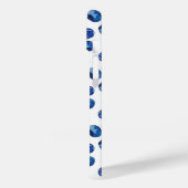 Met de hand getekende blauwe bes fruit case (Achterkant / Links)