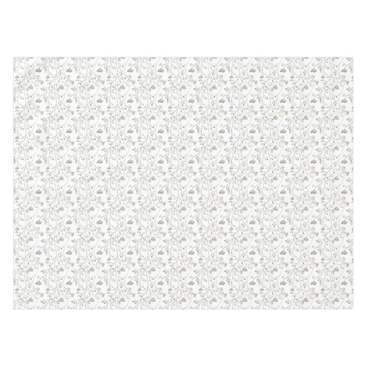 Met de hand getekende bloemen van duizendknoop tafelkleed (Voorkant (Horizontaal))