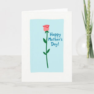 Met de Hand Getekende Bloemkaart Kaart