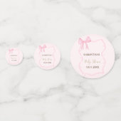 Met de hand getekende boog elegante frame stippen confetti (Achterkanten)