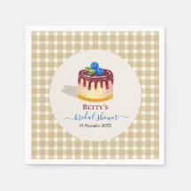 Met de hand getekende cake dessert zoete bruidssho