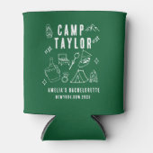 Met de hand getekende Camp Bachelorette Custom Can Blikjeskoeler (Voorkant)