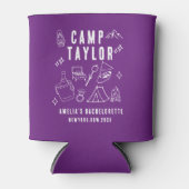 Met de hand getekende Camp Bachelorette Custom Can Blikjeskoeler (Voorkant)