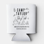 Met de hand getekende Camp Bachelorette Custom Can Blikjeskoeler (Achterkant)