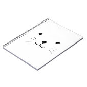 Met de hand getekende Cartoon Cat Afbeeldingen Cut Notitieboek (Linkerzijde)