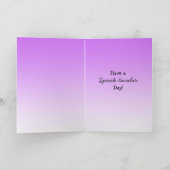 Met de hand getekende cartoon kat Halloween-groete Feestdagen Kaart (Binnen)