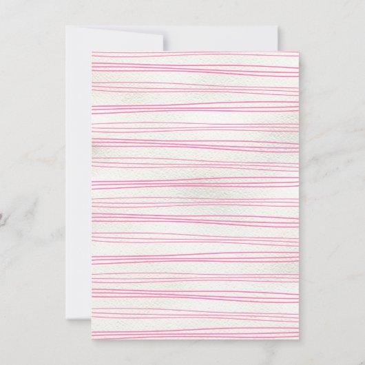 Met de Hand Getekende Charcuterie Bord Bruidsfeest Kaart (Achterkant)