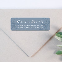 Met de Hand Getekende Citroen Illustratie Blauwe R