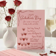 Met de Hand Getekende Coquette Champagne Toren Gal