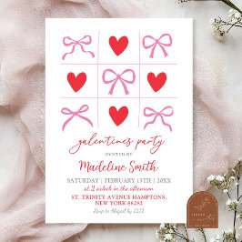 Met de hand getekende Coquette xoxo galentines fee Kaart