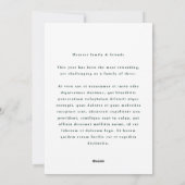 Met de hand getekende Cutout Wreated Lijst Red Hol Feestdagenkaart (Achterkant)