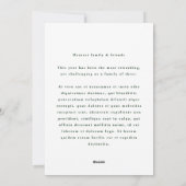 Met de hand getekende Cutout WreatLijst Green Holi Feestdagenkaart (Achterkant)