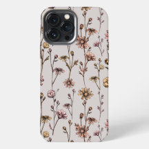Met de hand getekende Daisy iPhone Hoes