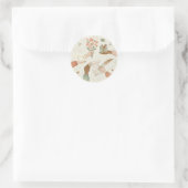 Met de Hand Getekende Dankbaarheid & Vriendelijkhe Ronde Sticker (Tas)