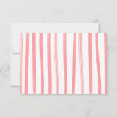 Met de hand getekende Diaper Raffle Girl Kaart (Achterkant)