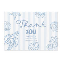 Met de hand getekende Doodle Blauwe Zee Tot ziens 